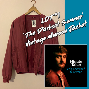 LOT #1: 'The Darkest Summer' Vintage Maroon Jacket