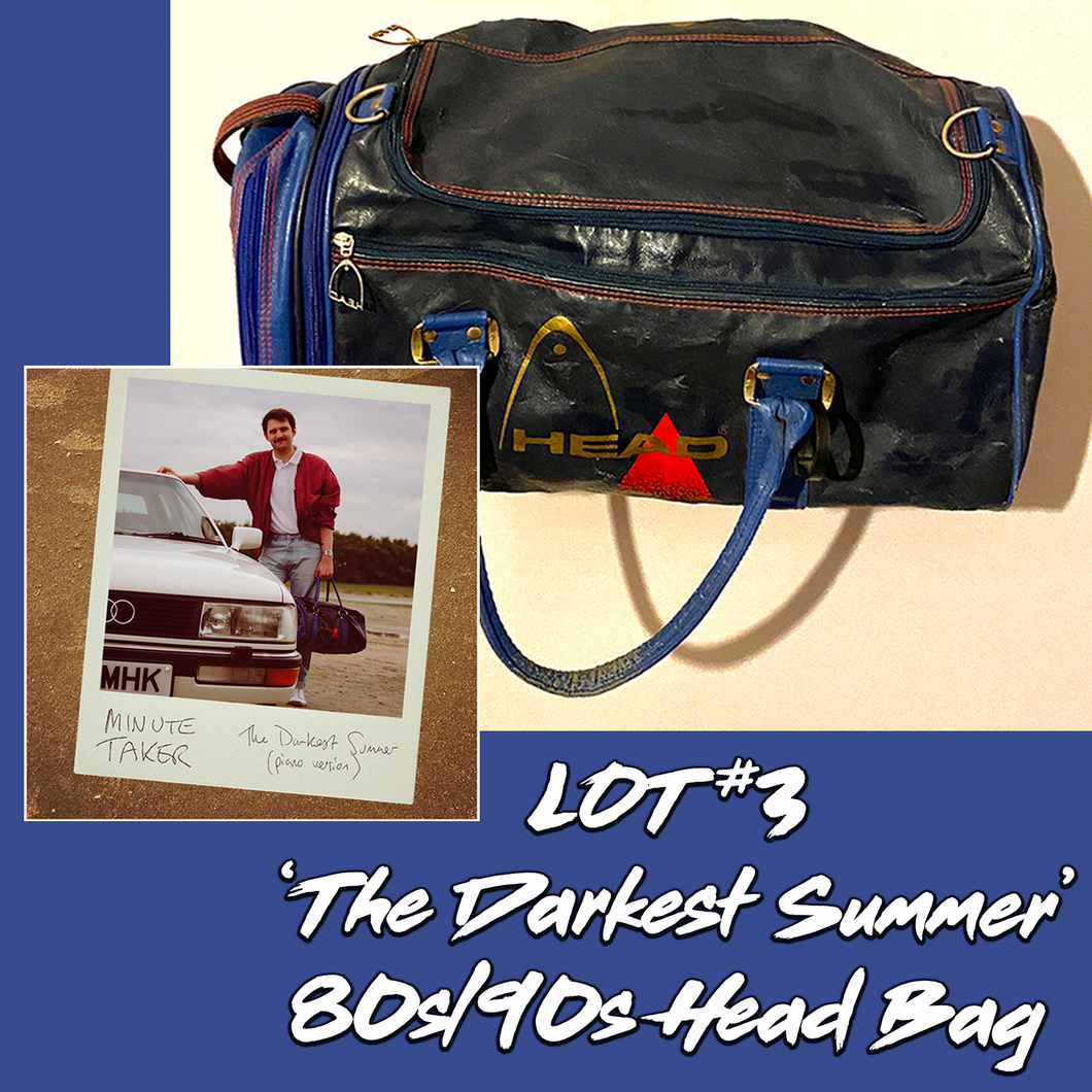 LOT #3: 'The Darkest Summer' video 80s/90s Head Bag