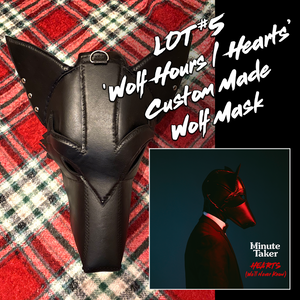LOT #5 'Wolf Hours/Hearts' Custom Made Wolf Mask