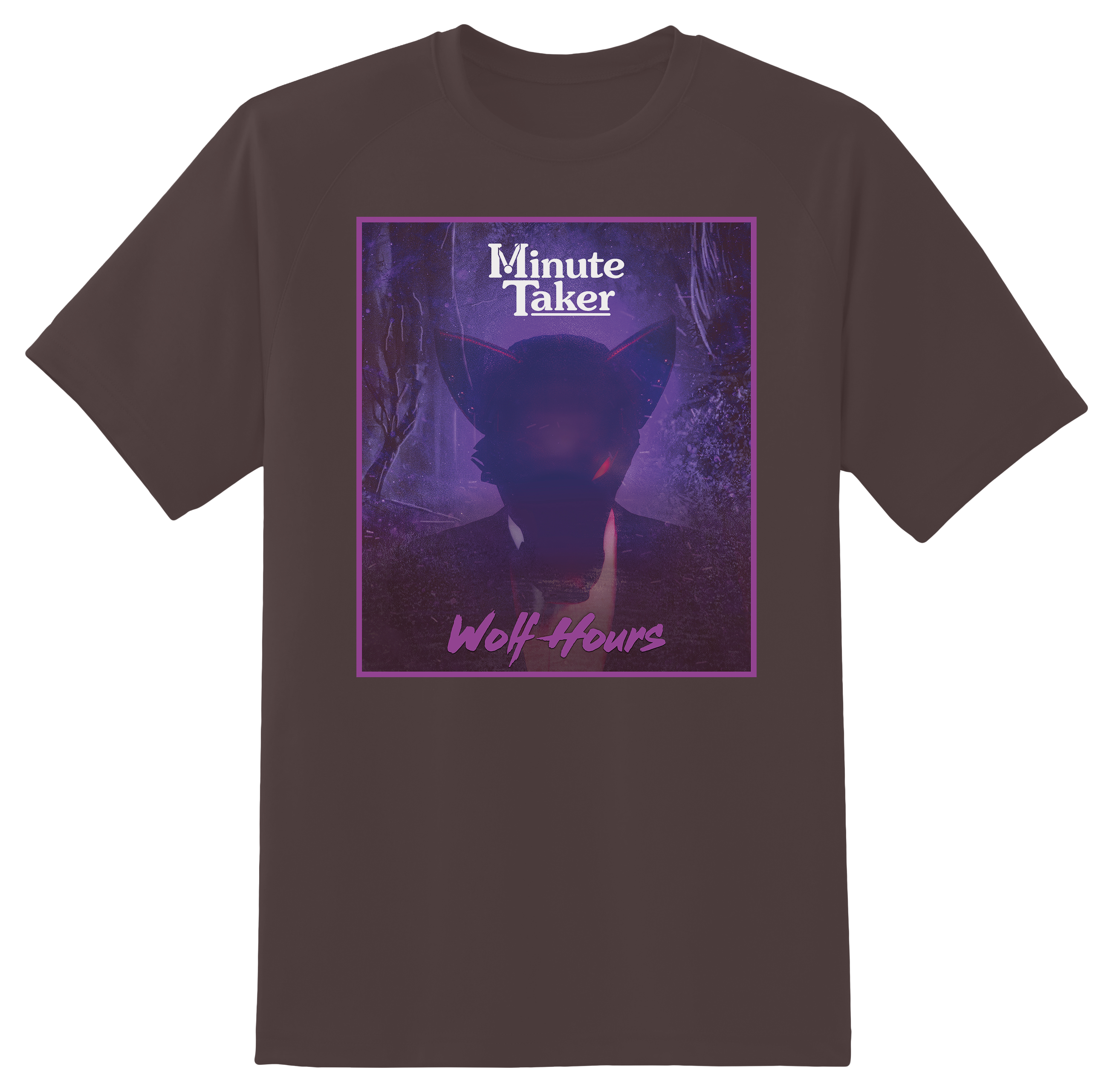 'Wolf Hours' Retro Faded Black T-Shirt